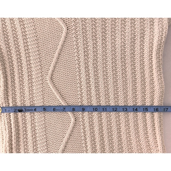 Cato Cream Knit Midi Sweater Dress Size L - Picture 9 of 9